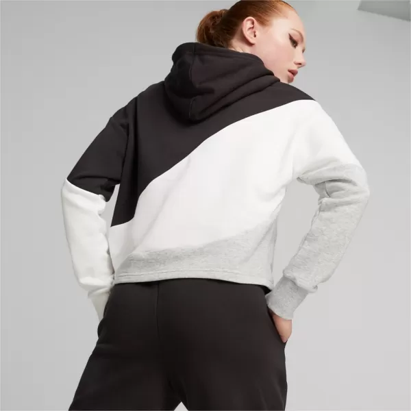  Ženski sweatshirt PUMA POWER CAT HOODIE TR 673977-51 CRNA 