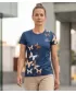 Ženska premium funkcionalna majica ALTISPORT VOJ/ALW002TR01 TAMNOPLAVA/SMEĐA