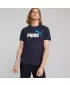 Muška majica kratkih rukava PUMA ESS+ 2 COL LOGO TEE 586759-07 PLAVA