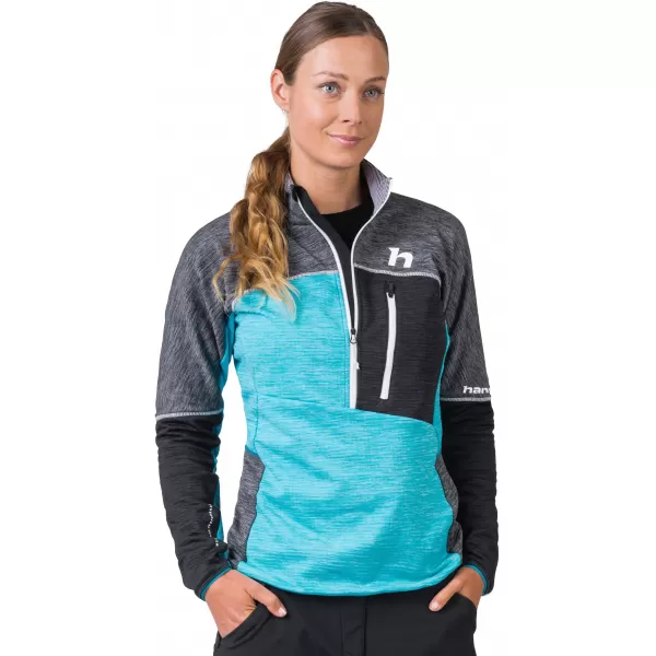  Ženski sweatshirt HANNAH MEDA HZ SVIJETLOSIVA/ANTRACIT MEL 