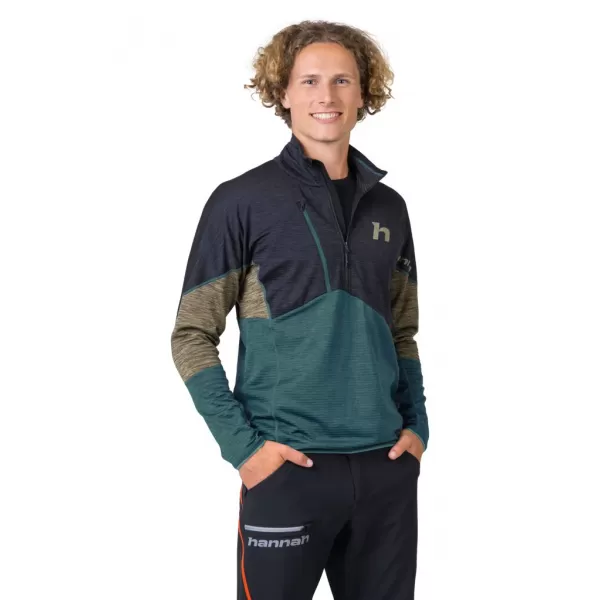  Muški sweatshirt HANNAH NIRO HZ ANTRACIT/JASPIS MEL 