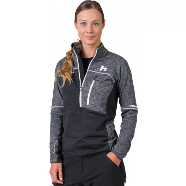  Ženski sweatshirt HANNAH MEDA HZ SVIJETLO SIVA MEL (BIJELA) 