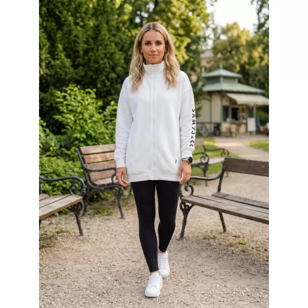  Ženska produžena majica SAM 73 ASAJJ WM 781 PRLJAVO BIJELO 
