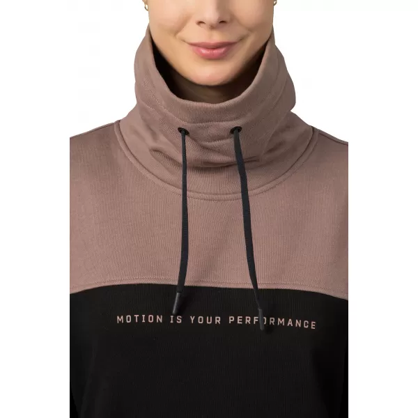  Ženski sweatshirt HANNAH SIBELE ANTRACIT/COCA MOCHA 