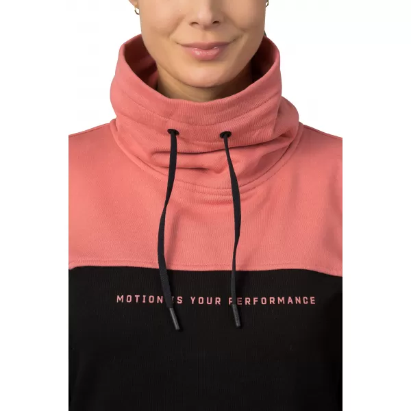  Ženski sweatshirt HANNAH SIBELE ANTRACIT/UVELA RUŽA 