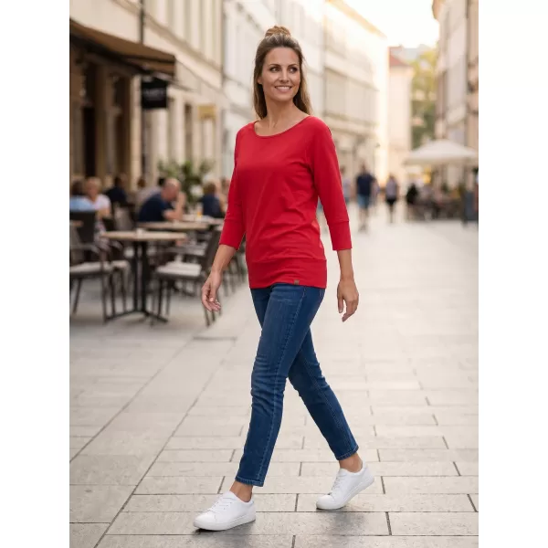  Ženska majica s 3/4 rukavima SAM 73 SELMA WT 896 TAMNORUŽIČASTA 