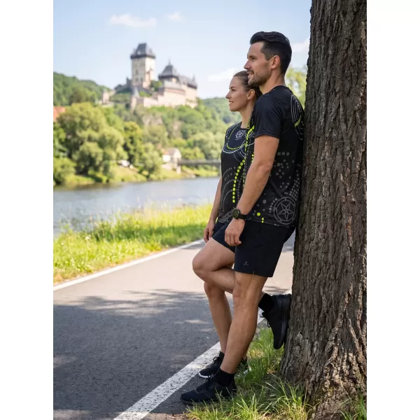  Premium muška majica ALTISPORT VOJ/ALM003TR01 CRNO I ŽUTO 