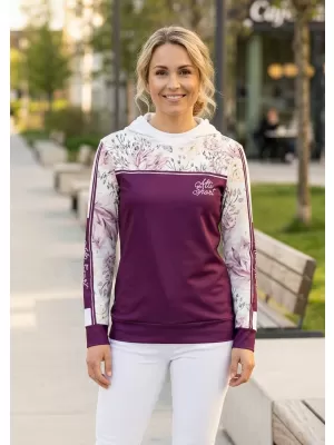 Ženska premium majica ALTISPORT VOJ/ALW008MI01 TAMNOCRVENA