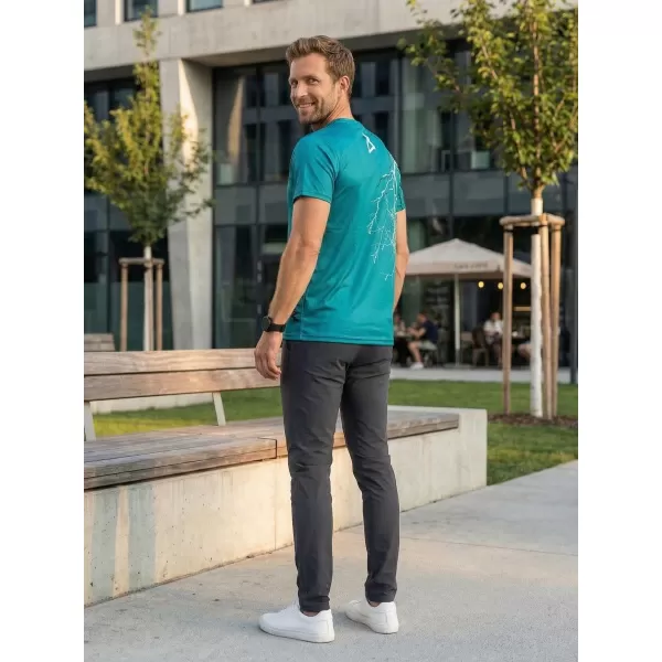  Premium muška majica ALTISPORT VOJ/ALM004TR01 KEROZIN/BIJELI 