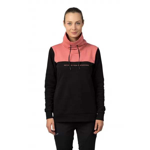  Ženski sweatshirt HANNAH SIBELE ANTRACIT/UVELA RUŽA 