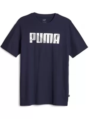 Muška majica kratkih rukava PUMA GRAPHICS WORDING TEE 677185-06 PLAVA