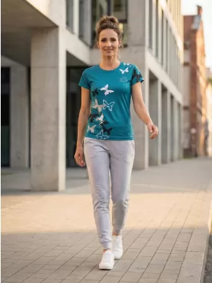 Ženska premium funkcionalna majica ALTISPORT VOJ/ALW002TR01 KEROZIN/BIJELI