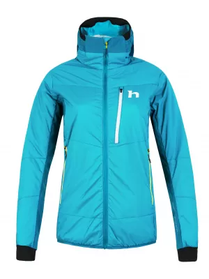 Ženska jakna HANNAH NAVA HOODY SCUBA PLAVA/EMAJL PLAVA