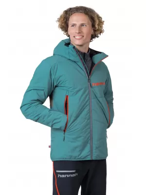 Muška jakna HANNAH GABBER HOODY ULJANO PLAVA