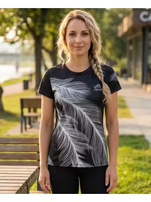 Ženska premium funkcionalna majica ALTISPORT VOJ/ALW001TR01 CRNO SIVA