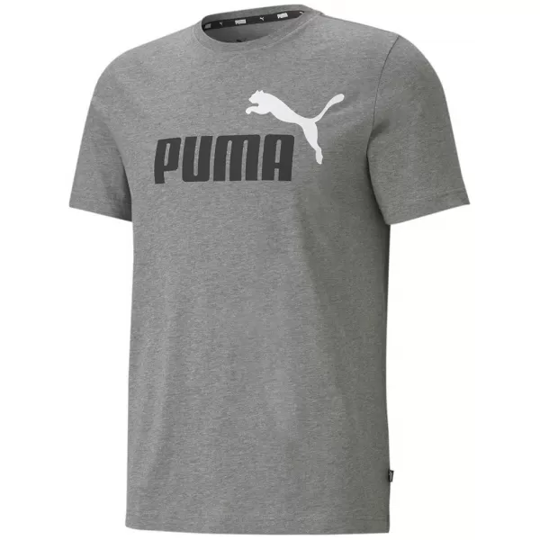  Muška majica kratkih rukava PUMA ESS+ 2 COL LOGO TEE 586759-03 SIVA 