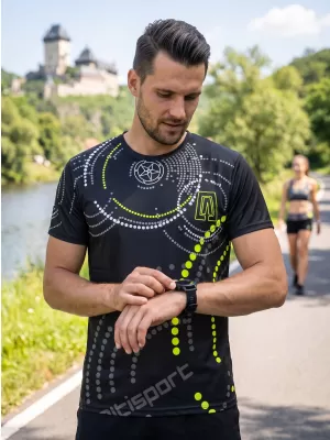 Premium muška majica ALTISPORT VOJ/ALM003TR01 CRNO I ŽUTO