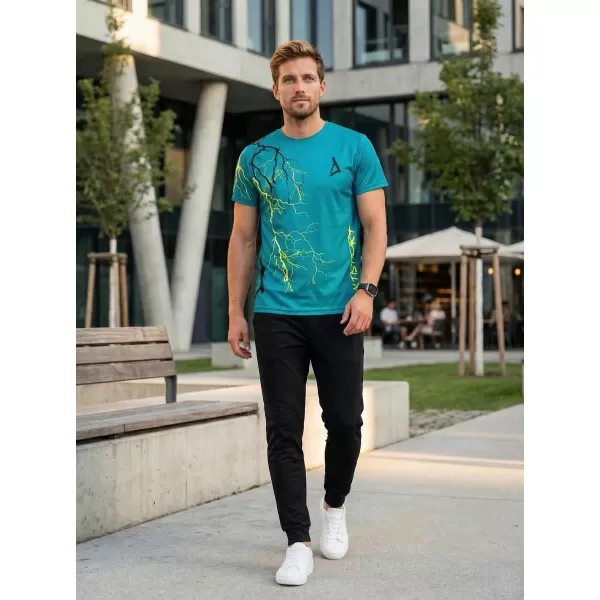  Premium muška majica ALTISPORT VOJ/ALM004TR01 KEROZIN/ŽUTA 
