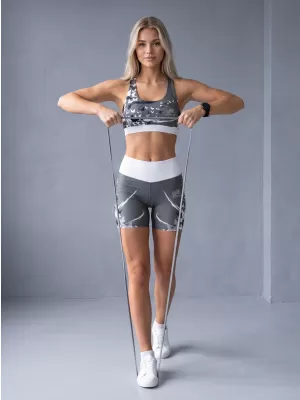 Ženske kratke premium tajice ALTISPORT VOJ/ALW022LEG03 SIVA