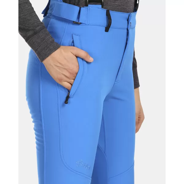  Ženske softshell skijaške hlače KILPI RHEA-W UL0407KI PLAVA 
