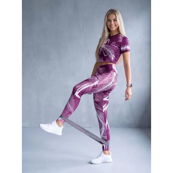  Ženske duge premium tajice ALTISPORT VOJ/ALW001LEG01 FUKSIJA 