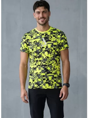 Muška premium plus funkcionalna majica ALTISPORT VOJ/ALM011TR02 NEON/ŽUTA