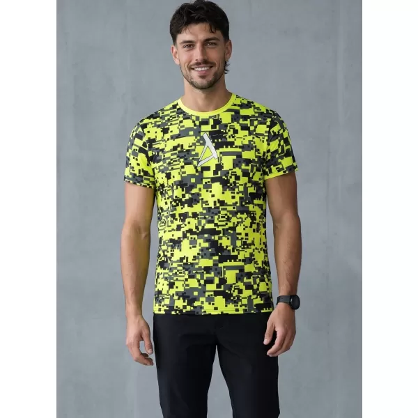  Muška premium plus funkcionalna majica ALTISPORT VOJ/ALM011TR02 NEON/ŽUTA 