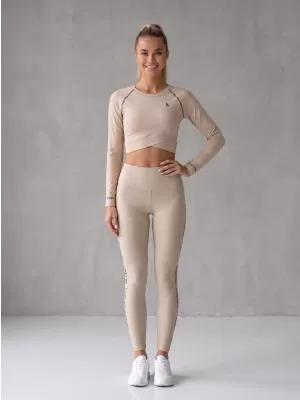 Ženske duge premium tajice ALTISPORT VOJ/ALW021LEG01 SMEĐA
