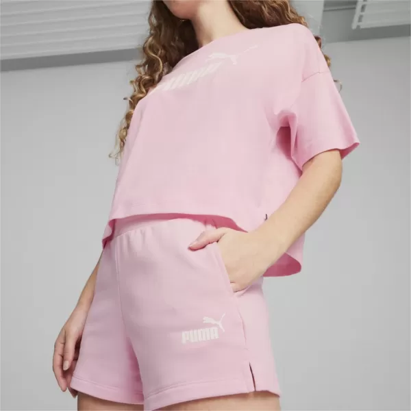  Ženske kratke hlače PUMA ESS 4 SWEAT SHORTS 586825-30 RUŽIČASTA 