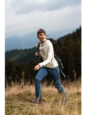 Ženske vodootporne vanjske hlače NORDBLANC PEACEFUL NBFPL7961 PLAVA