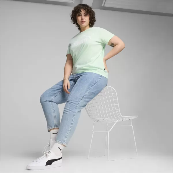  Ženska majica kratkih rukava PUMA ESS LOGO TEE 586775-90 ZELENA 