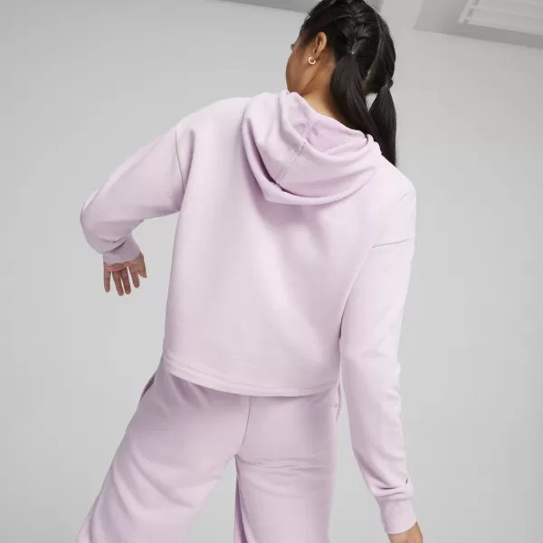  Ženski sweatshirt PUMA ESS CROPPED LOGO HOODIE TR 586870-60 RUŽIČASTA 
