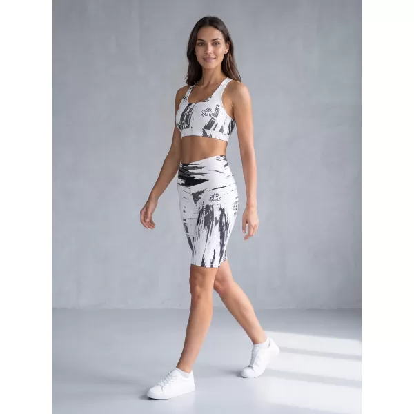  Ženske tajice iznad koljena premium ALTISPORT VOJ/ALW010LEG02 BIJELA 