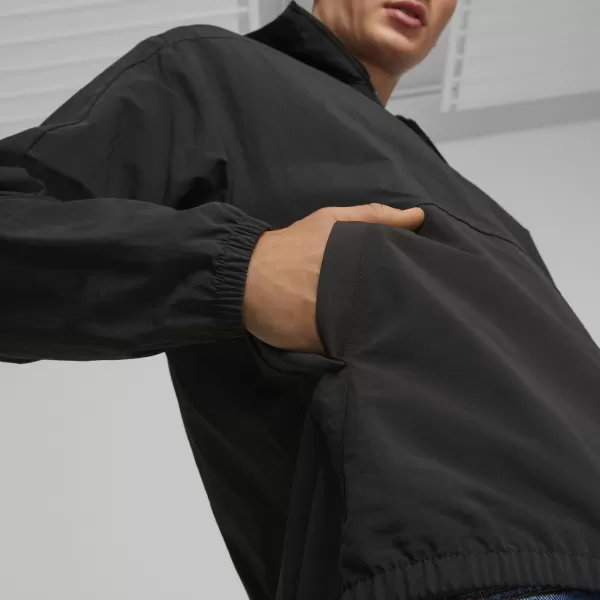  Muška vjetrovka PUMA HOODED WINDBREAKER 675387-01 CRNA 