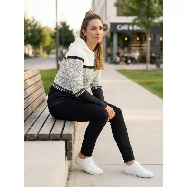  Ženska premium majica ALTISPORT VOJ/ALW023MI01 CRNO-BIJELO 