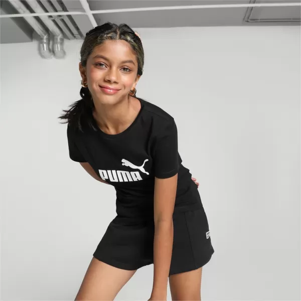  Majica za djevojčice PUMA ESS LOGO TEE 587029-01 CRNA 