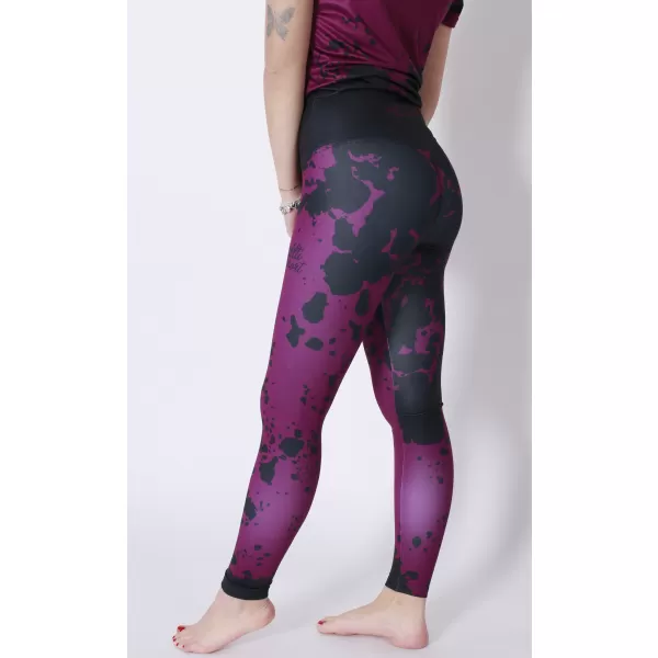  Ženske duge premium tajice ALTISPORT VOJ/ALW012LEG01 LJUBIČASTA/CRNA 