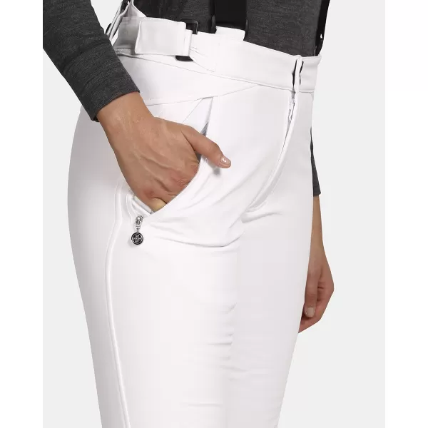  Ženske softshell skijaške hlače KILPI DIONE-W UL0408KI BIJELA 
