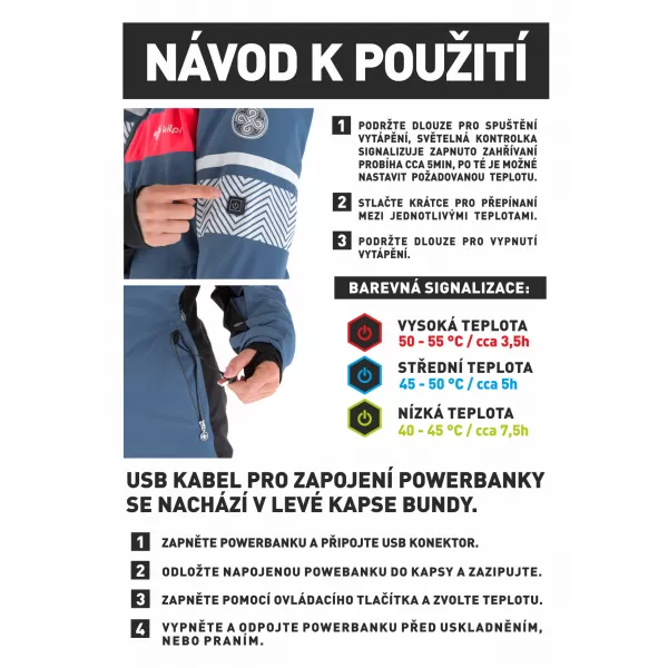  Ženska skijaška jakna KILPI EMILIN-W UL0110KI CRNA 