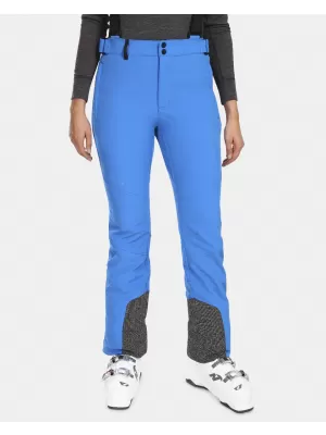 Ženske softshell skijaške hlače KILPI RHEA-W UL0407KI PLAVA