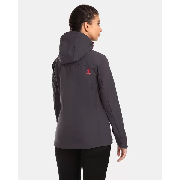  Ženska softshell jakna KILPI RAVIA-W UL0124KI TAMNOSIVA 