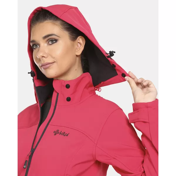  Ženska softshell jakna KILPI RAVIA-W UL0124KI RUŽIČASTA 