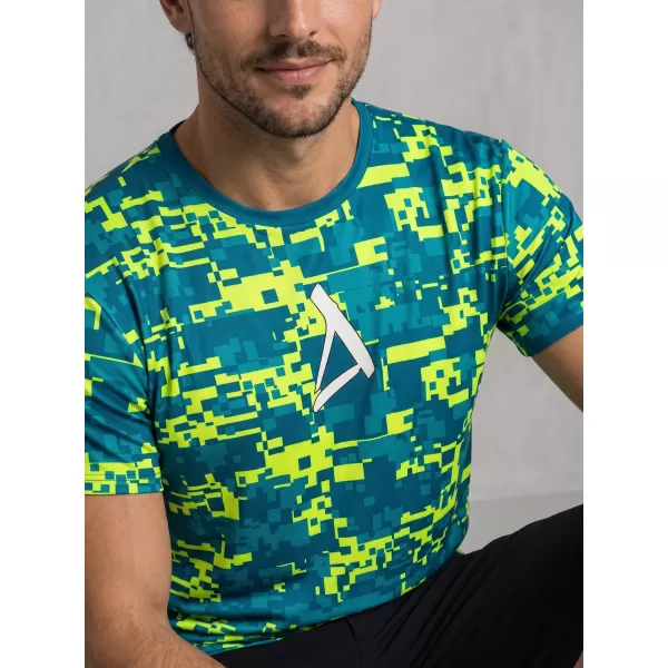  Muška premium plus funkcionalna majica ALTISPORT VOJ/ALM011TR02 KEROZIN/NEON ŽUTA 