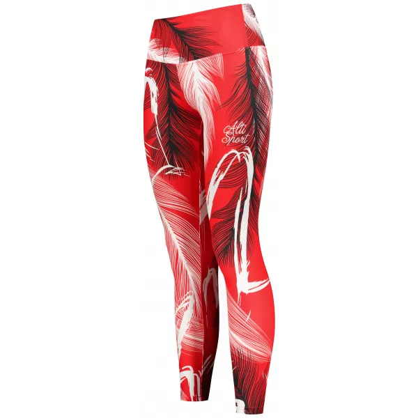  Ženske duge premium tajice ALTISPORT VOJ/ALW001LEG01 CRVENA 
