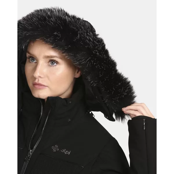  Ženska skijaška jakna KILPI EMILIN-W UL0110KI CRNA 