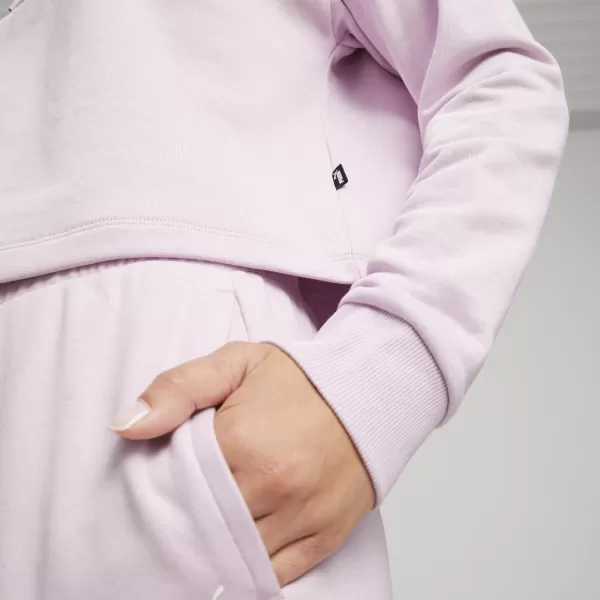  Ženski sweatshirt PUMA ESS CROPPED LOGO HOODIE TR 586870-60 RUŽIČASTA 