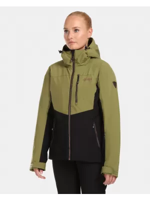 Ženska skijaška jakna KILPI FLIP-W UL0113KI ZELENA
