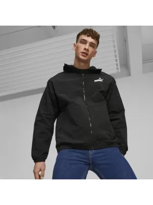 Muška vjetrovka PUMA HOODED WINDBREAKER 675387-01 CRNA