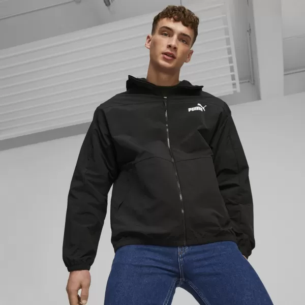  Muška vjetrovka PUMA HOODED WINDBREAKER 675387-01 CRNA 