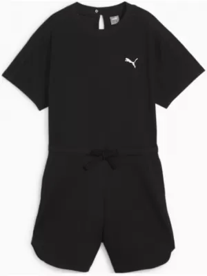 Ženski kombinezon PUMA HER SHORT JUMPSUIT 677891-01 CRNA